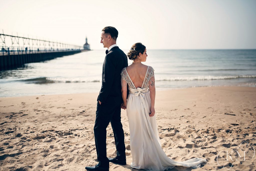 michigan wedding photography, michigan wedding photographer, st joseph lighthouse, st joseph north pier lighthouse, st joseph lighthouse wedding, anna campbell, anna campbell bridal, anna campbell dress, fort wayne indiana photographer, fort wayne indiana photography, indianapolis indiana photographer, indianapolis indiana wedding photographer, michigan wedding photographer, fort wayne indiana wedding photographer
