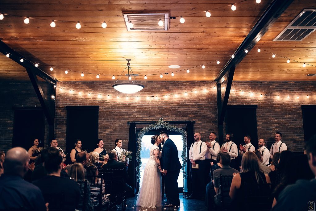 Kait Eric The Charles Fort Wayne Wedding Photography Www