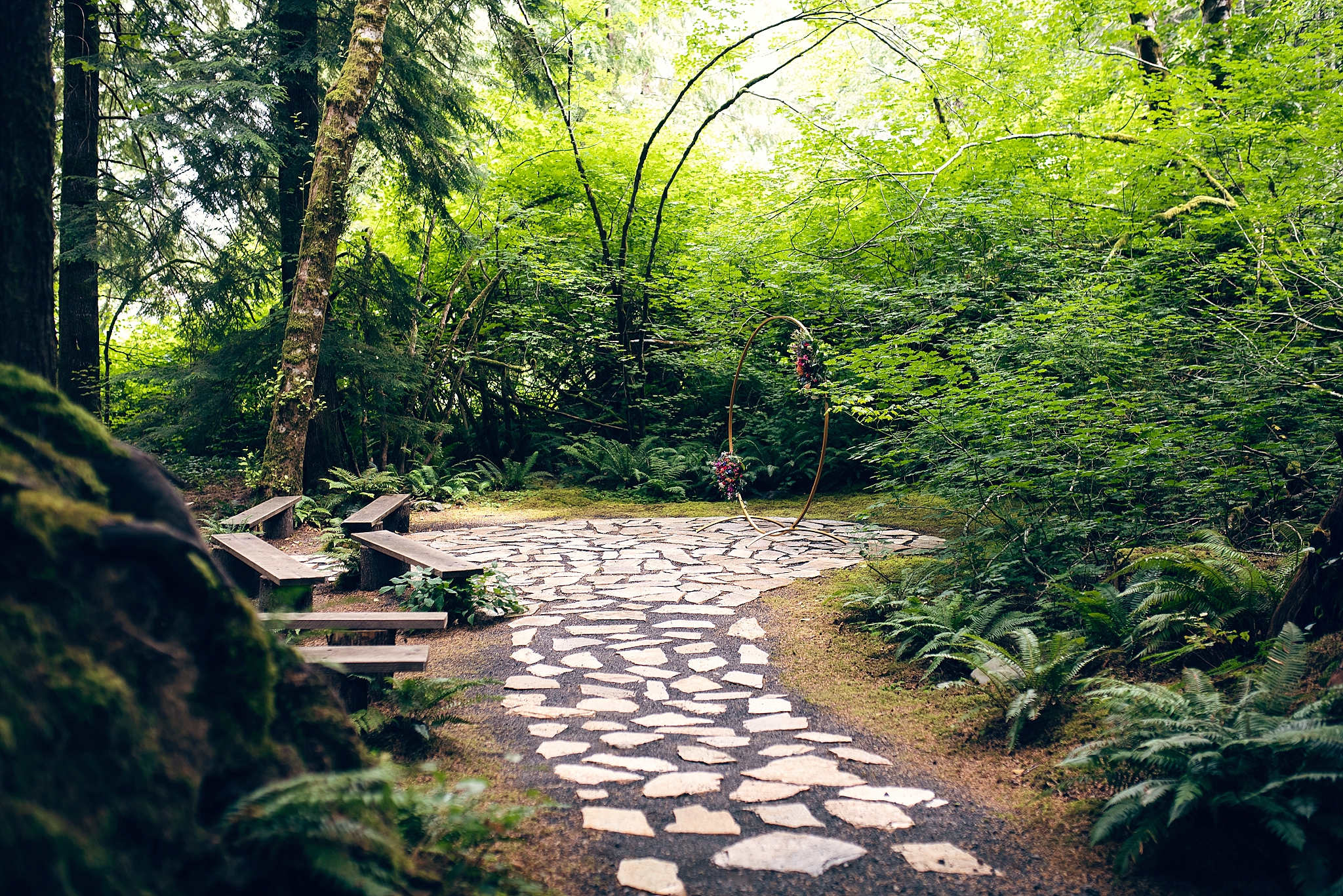 fern acres forks washington wedding