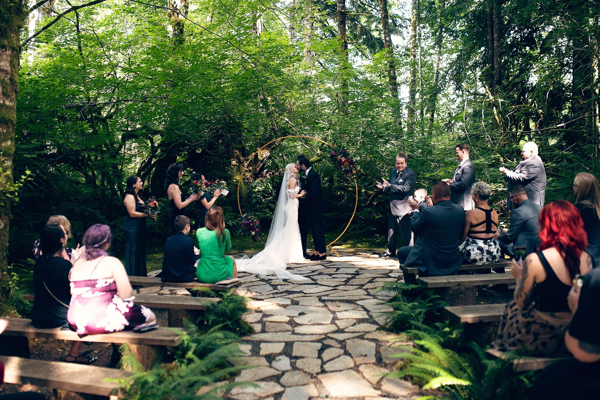 fern acres forks washington wedding