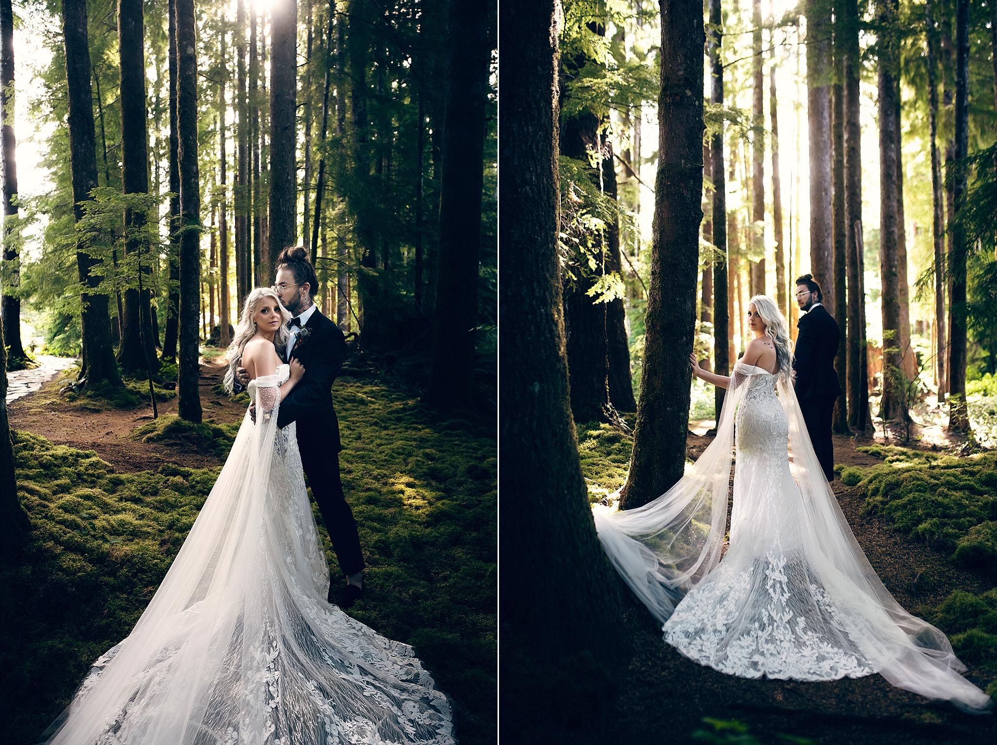 PNW wedding, fern acres forks washington wedding